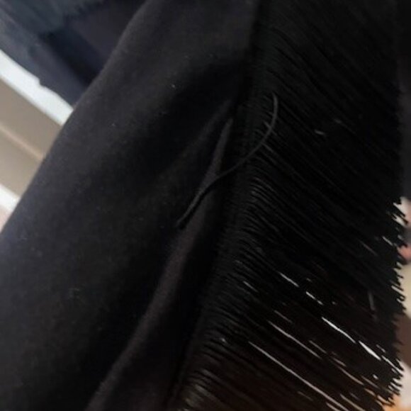 Ted Baker Fringe Sweater Black - Size 2 (Medium) - Picture 2 of 5